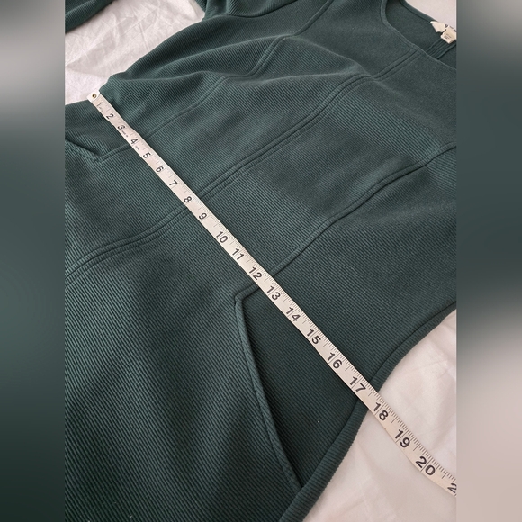 Boden Ellen Ottoman Dress Pine Green Textured Knit Pockets US 10R - Picture 10 of 14